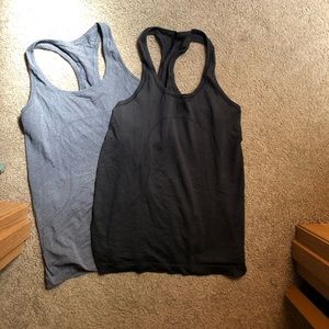 Lululemon swiftly tanks size 8. Selling as pair